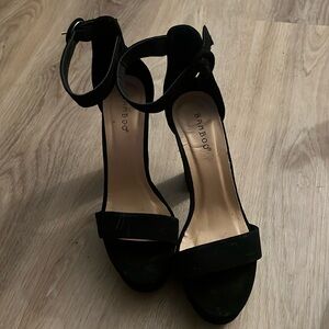 Black Platform Heels